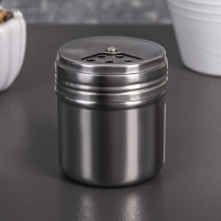 Солонка из нержавеющей стали &laquo;Элиас&raquo;, 150 мл, 5,4&times;7,5 см