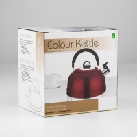 Чайник со свистком из нержавеющей стали &laquo;Семейный&raquo;, 1,9 л, цвет хромированный