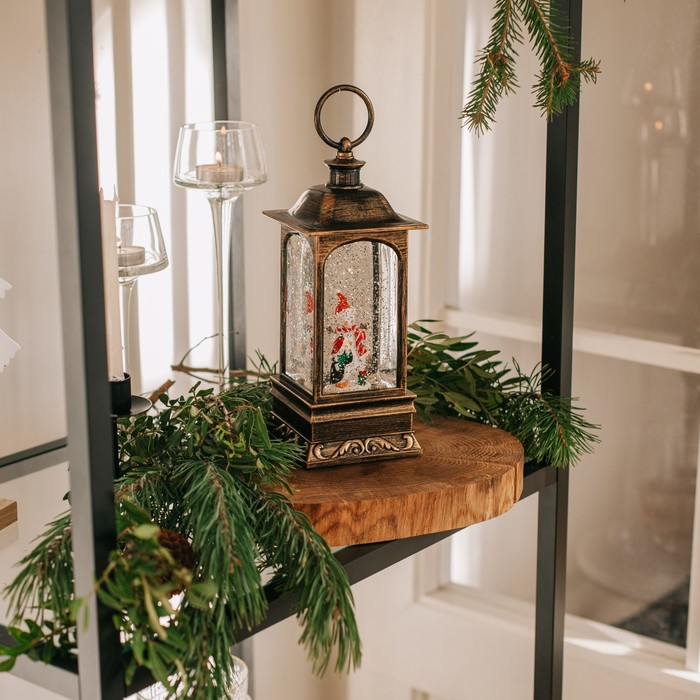 Светодиодная фигура &laquo;Снеговик и пингвин&raquo; 9 &times; 23 &times; 9 см, пластик, батарейки ААх3 (не в комплекте), USB, свечение тёплое белое