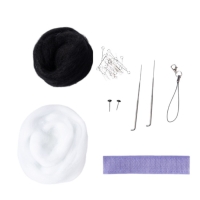 Игрушка брелок &laquo;Панда&raquo;, валяние шерстью