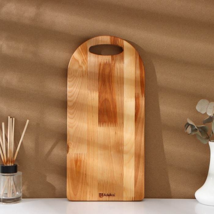 Набор разделочных досок на подставке Adelica, 3 шт: 38&times;18, 30&times;18, 22&times;18 см, берёза