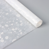 Коврик противоскользящий Доляна &laquo;Галька&raquo;, 45&times;90 см, цвет прозрачный