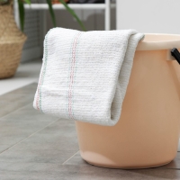 Тряпка для мытья пола Доляна, вискоза-ХПП, с оверлоком, 50&times;80 см, плотность 220 г/м, цвет белый