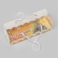 Кондитерская упаковка под рулет "Пусть сбудутся мечты", 22,5 х 7,8 х 7,8 см