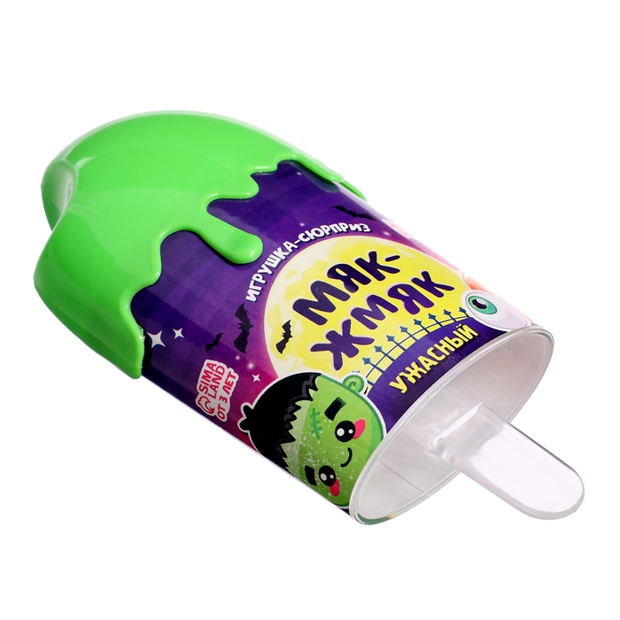 Игрушка-сюрприз &laquo;Ужасный Мяк-жмяк&raquo;, в мороженке, МИКС