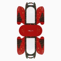 Складная коробка под маленький торт &laquo;Роскошная ёлка&raquo;, 15 х 15 х 18 см, Новый год