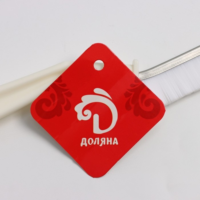 Щётка для очистки узких мест Доляна, 23&times;2 см, цвет белый