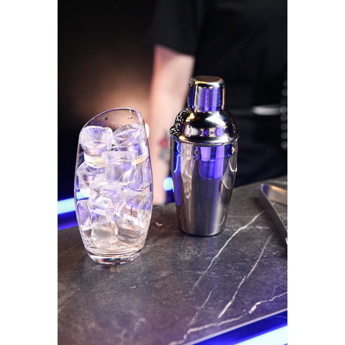 Набор для бара &laquo;Биг Джон&raquo;, 5 предметов: щипцы, стрейнер, ложка, шейкер, джиггер, нержавеющая сталь