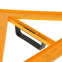 Треугольник для школьной доски, с держателем, прямоугольный, 45&deg;