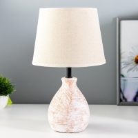 Настольная лампа "Магда" Е14 40Вт бежевый 20х20х33см RISALUX