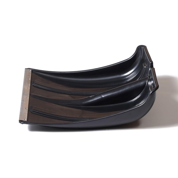 Ковш лопаты для уборки снега, 380 &times; 360 мм, пластик, оцинкованная планка, тулейка 30 мм, &laquo;Снежок&raquo;