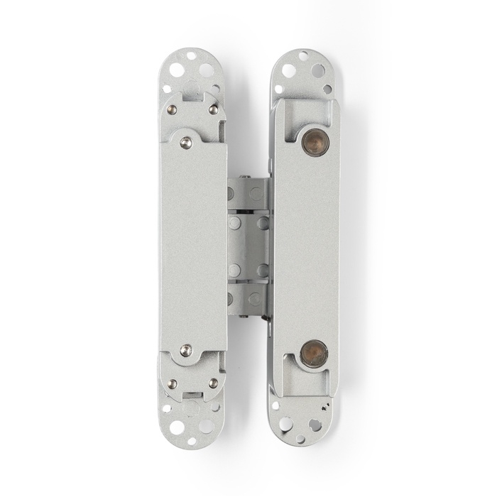 Петля скрытой установки LOCKLAND, 25х150 мм, с 3D-регулированием, цвет матовый хром