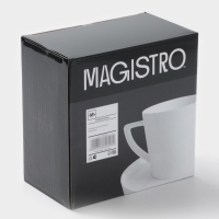 Чайная пара 270 мл Magistro "White Snow"