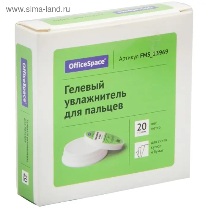 Гель для увлажнения пальцев 20 г, Office Space