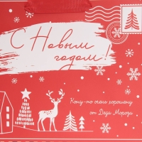 Пакет подарочный новогодний ламинированный &laquo;От Деда Мороза&raquo;, MS 18 х 23 х 10 см