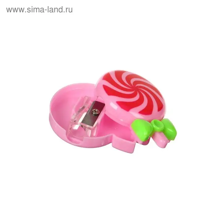 Точилка с контейнером &laquo;Леденец&raquo;, МИКС