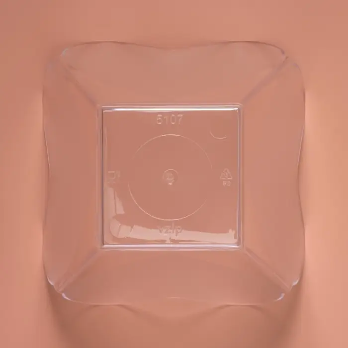 Форма пластиковая одноразовая для фуршета &laquo;Сердечная&raquo;, 60 мл, прозрачная