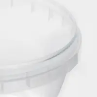 Банка "Супница" прозрачная 365 мл  с крышкой