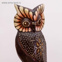 Музыка ветра &laquo;Сова&raquo;, 83&times;20&times;4 см, бамбук, МИКС