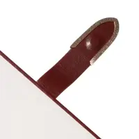 Ежедневник недатированный формат А5, с хлястиком, 112л, линия, пвх, Коричневый