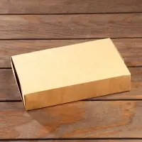 Коробка складная &laquo;Елочка&raquo;, крафт, 20&times;12&times;4 см