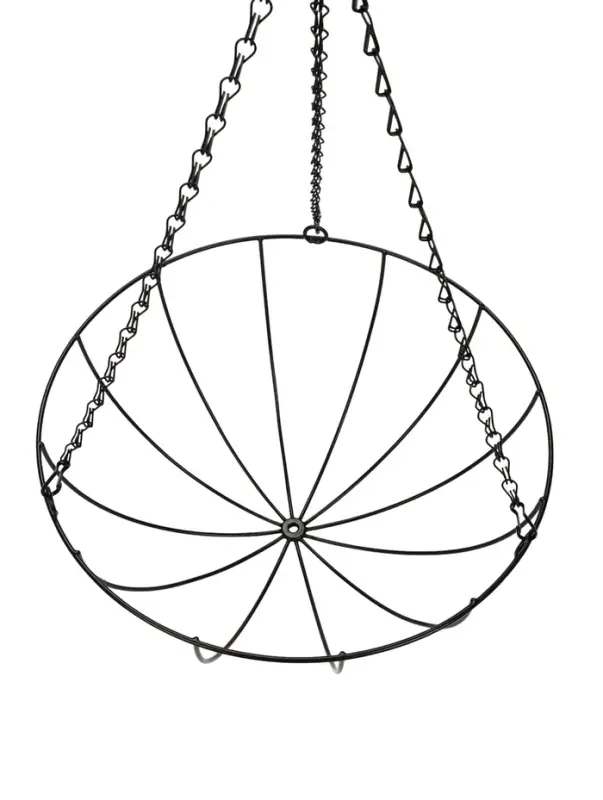 Кашпо подвесное d=35 см, с кокосовым вкладышем "Полусфера"