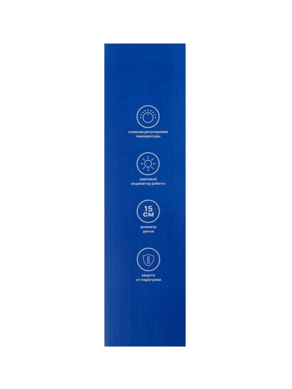 Плитка электрическая Luazon LHP-001, 1 конфорка, 1000 Вт, нагреватель спираль, белая