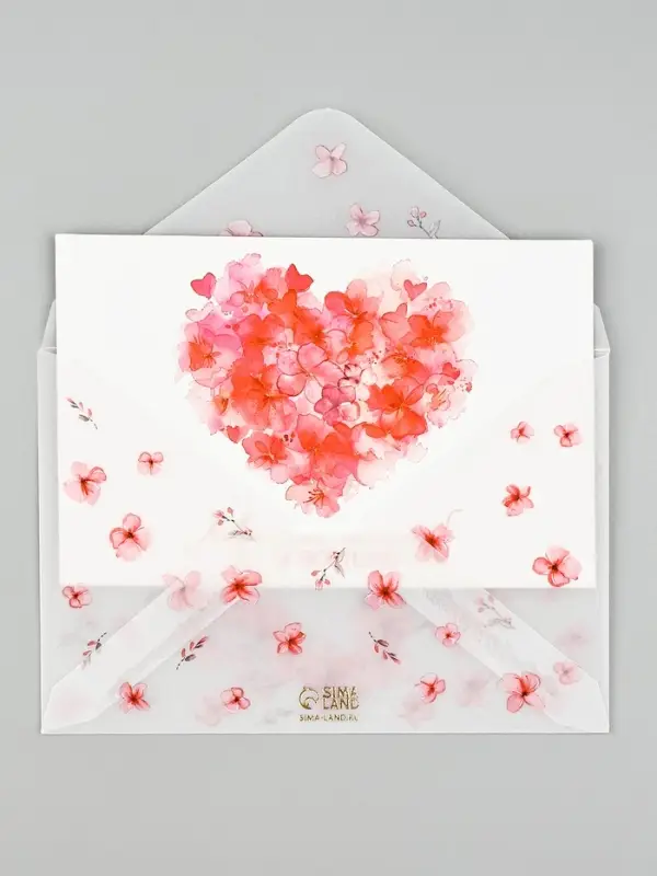 Открытка с конвертом и наклейкой &laquo;Мамочке&raquo;, тиснение, 11 х 16 см