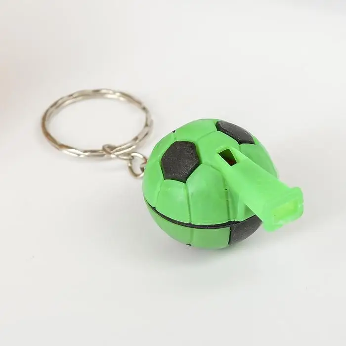 Брелок для ключей на кольце &laquo;Мяч-свисток&raquo;, пластик, МИКС