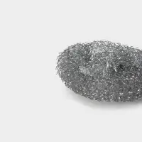 Губка для посуды Доляна, металлическая, 9&times;9&times;2 см