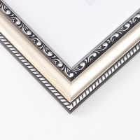 Фоторамка пластик "МИРАМ" 21х29,7 см (A4), серебро