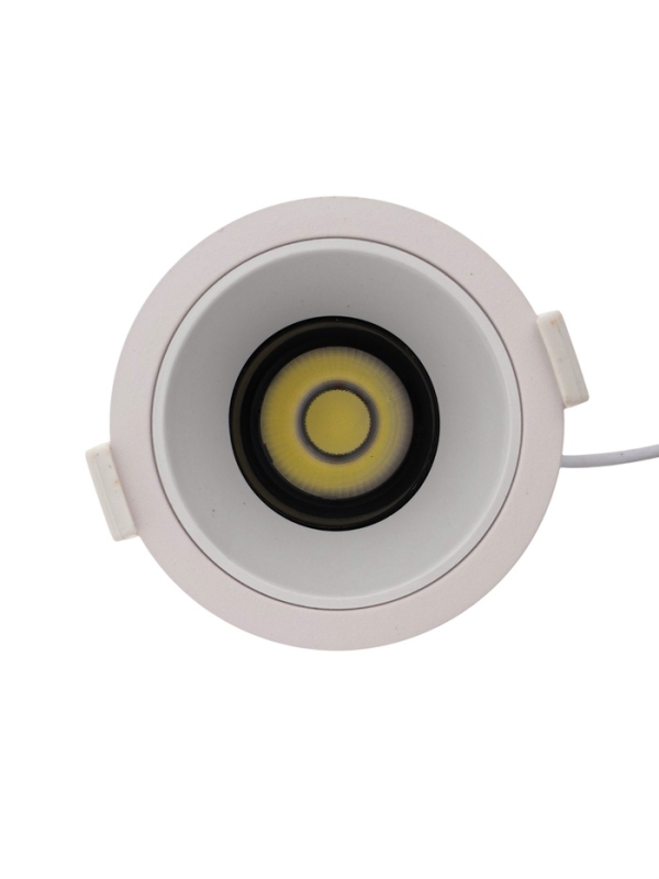 Светильник светодиодный встраиваемый, поворотный, 6Вт, 6500К, с драйвером, D75, белый