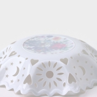 Ваза для хлеба и фруктов &laquo;Кубань. Месяц&raquo;, d=20 см, белый, рисунок МИКС