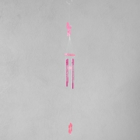 Музыка ветра пластик "Бабочка с цветком" МИКС 4 трубки 40 см