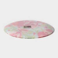 Тарелка пирожковая Доляна &laquo;Гранат&raquo;, d=18 см, стекло, рисунок