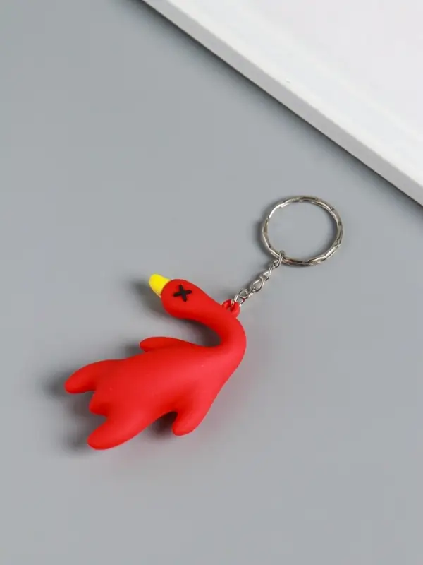 Брелок резина "Утка" МИКС 5х2х5,5 см