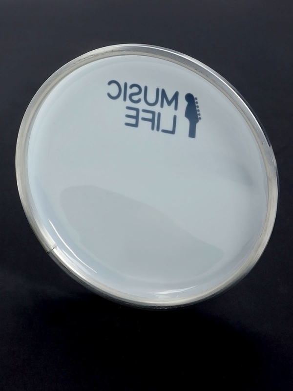 Пластик для барабана Music Life 6 дюймов, белый