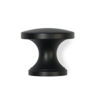 Ручка-кнопка CAPPIO RK148, d=30 мм, цвет черный, 8 шт.