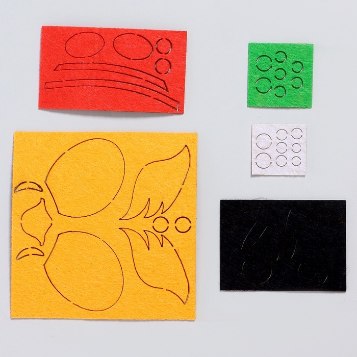 Набор для создания пасхальной корзинки из фетра &laquo;Цыпленок&raquo;