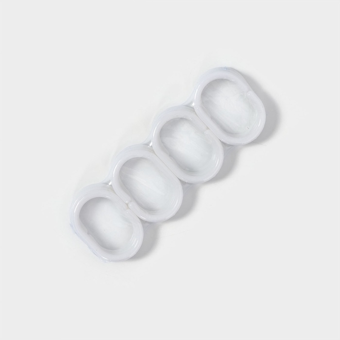 Штора для ванной &laquo;Осень&raquo;, с люверсами, с утяжелителями, PEVA, 180&times;180 см, белая