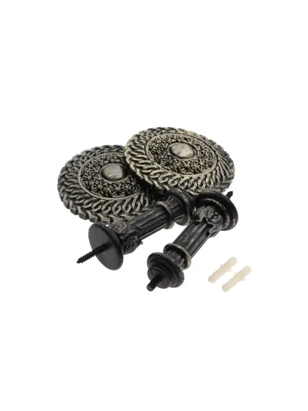 Крючок для штор CAPPIO KS030, d=95 мм, цвет черное золото, 2 шт