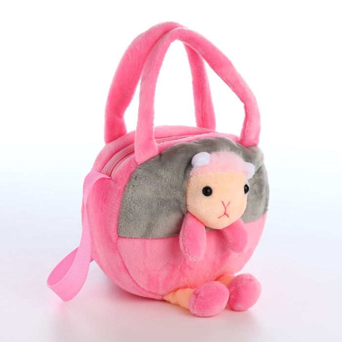 Сумка детская на молнии &laquo;Выбражулька&raquo;, цвет розовый