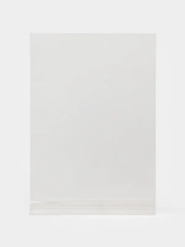 Двухсторонняя подставка А4, оргстекло 2 мм, 21&times;6.5&times;32.5 см, В ЗАЩИТНОЙ ПЛЁНКЕ