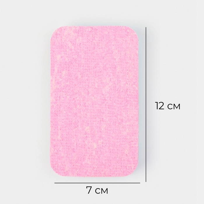 Салфетка многослойная для уборки из микрофибры MicroPVA, 12&times;7 см, 12 слоев