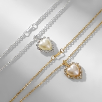 Кулон &laquo;Выбражулька&raquo; сердце объемное, 40 см, цвет МИКС