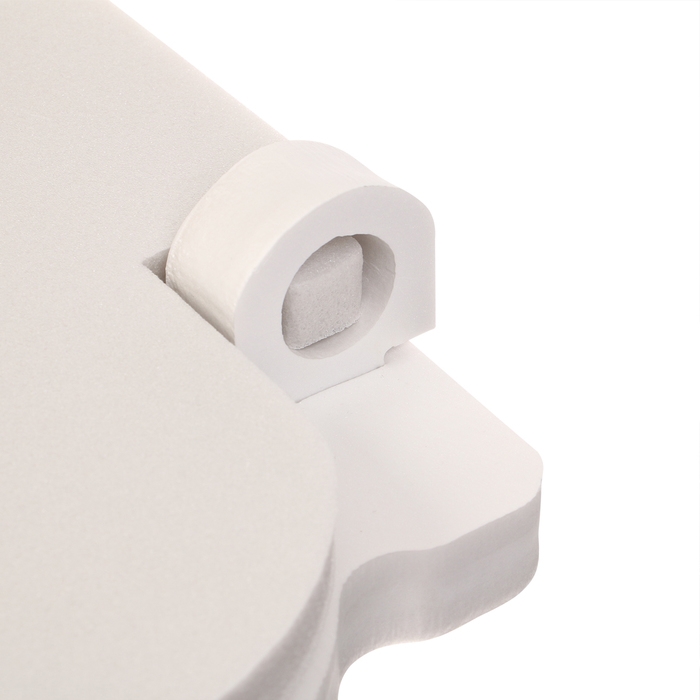 Сиденье для уличного туалета, 38 &times; 50 см, с квадратной крышкой, пенополистирол