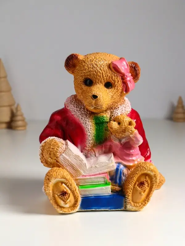 Копилка "Два медведя с", 20х17,5х16,5 см