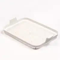 Туалет "Белла мини" для кошек, с сеткой, 35 х 26  х 6 см, Зеленый