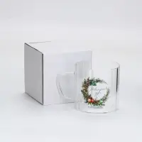 Кружка стеклянная &laquo;Новогодних чудес&raquo;, 650 мл