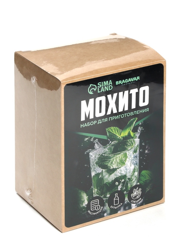 Набор для приготовления настойки &laquo;Мохито&raquo;, набор специй, штоф